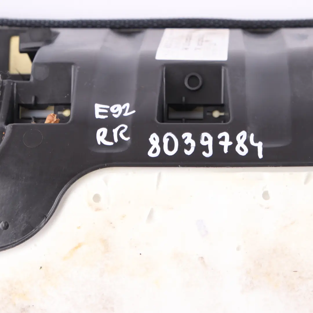 Right Seat O/S Cover Couch Bench Cloth Alcantara to BMW E92 Coupe Rear with Part number 8039784 BMW E92 Coupe Rear Right Seat O/S Cover Couch Bench Cloth Alcantara - SKU 8039784 - Part number 8039784