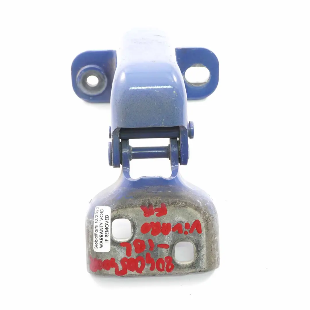 Bisagra Puerta Delantera Izquierda Derecha Azul Tinta para Renault Trafic 3 Vivaro B con número de pieza 804005400R Renault Trafic 3 Vivaro B Bisagra Puerta Delantera Izquierda Derecha Azul Tinta - SKU 804005400R-IBL - Número de pieza 804005400R