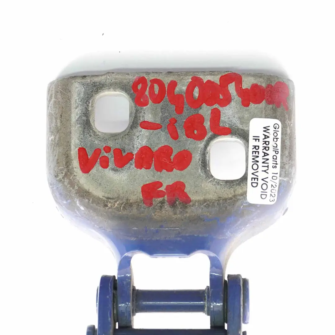 Charnière porte avant gauche droite Bleu pour Renault Trafic 3 Vivaro B à propos du numéro de pièce 804005400R Renault Trafic 3 Vivaro B Charnière porte avant gauche droite Bleu - SKU 804005400R-IBL - Numéro de pièce 804005400R