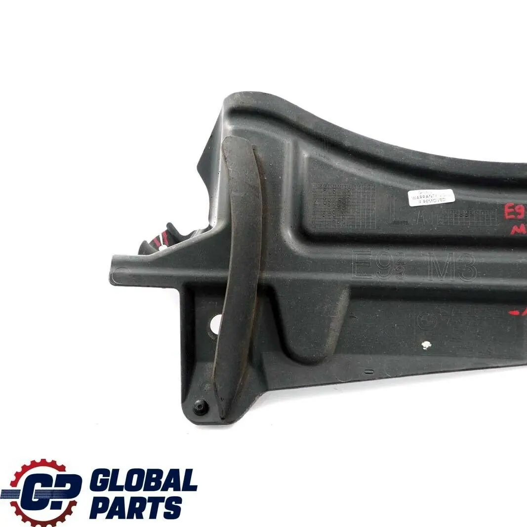 Left N/S Underbody Paneling Trim Shield Guard to BMW 3 E92 E93 M3 1 Rear with Part number 8040533 BMW 3 E92 E93 M3 1 Rear Left N/S Underbody Paneling Trim Shield Guard - SKU 8040533-1 - Part number 8040533
