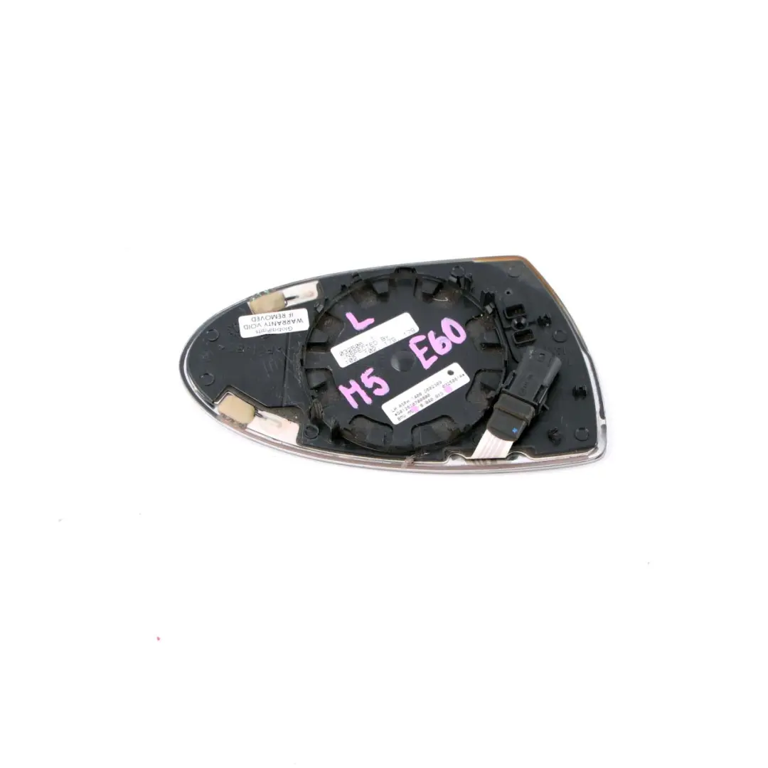 Electrochromic Auto Dip Left N/S Mirror Glass Wide Angle to BMW E60 E63 M5 M6 with Part number 8040913 BMW E60 E63 M5 M6 Electrochromic Auto Dip Left N/S Mirror Glass Wide Angle - SKU 8040913 - Part number 8040913