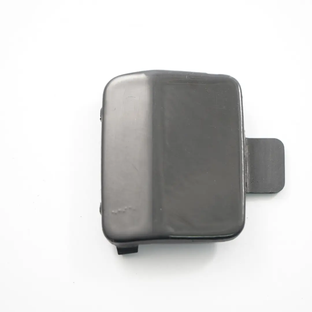 BMW E90 M Sport Towing Eye Hook Cover Rear Bumper Black Schwarz 2 - 668 7906503 - SKU 8041134-SCH - Part number 8041134