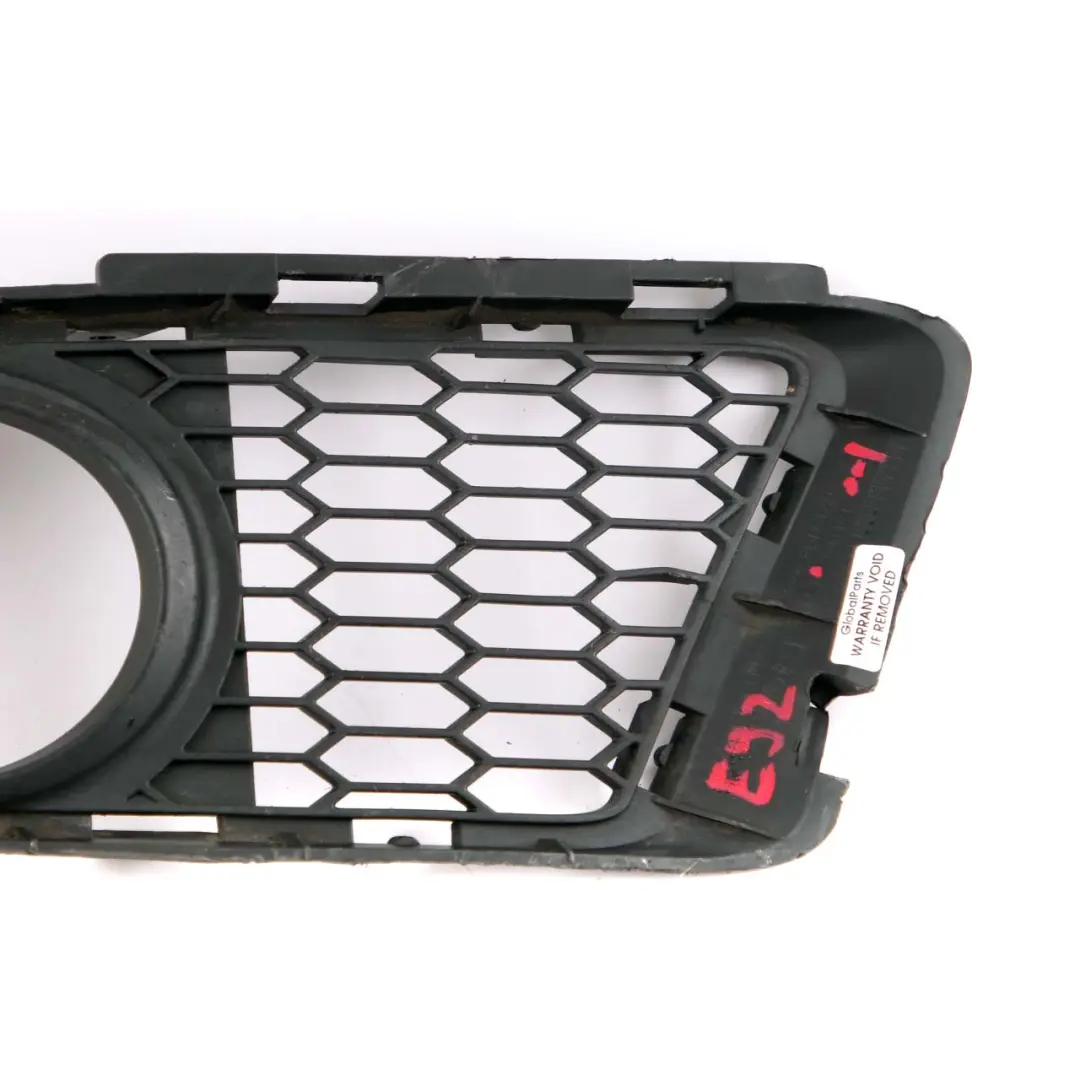 Front Bumper Trim BMW E92 E93 M-Sport Fog Grille Grid Lateral Left N/S to with Part number 8041181 Front Bumper Trim BMW E92 E93 M-Sport Fog Grille Grid Lateral Left N/S - SKU 8041181-1 - Part number 8041181
