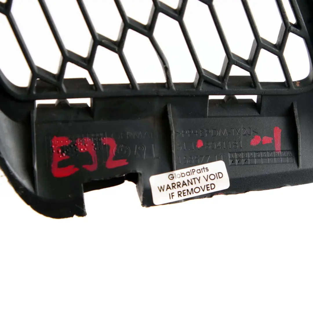 M-Sport Kratka Atrapa Zderzaka Halogenu Lewa Lewy Przód do BMW E92 E93 o numerze 8041181 BMW E92 E93 M-Sport Kratka Atrapa Zderzaka Halogenu Lewa Lewy Przód - SKU 8041181-1 - Numer Części 8041181