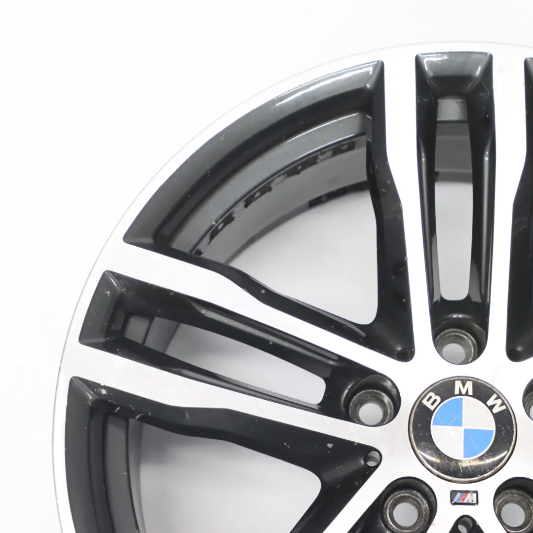Front Alloy Wheel Rim 19" 8J ET:36 M Double Spoke 704 to BMW F30 F31 F32 with Part number 8043650 BMW F30 F31 F32 Front Alloy Wheel Rim 19" 8J ET:36 M Double Spoke 704 - SKU 8043650-1 - Part number 8043650