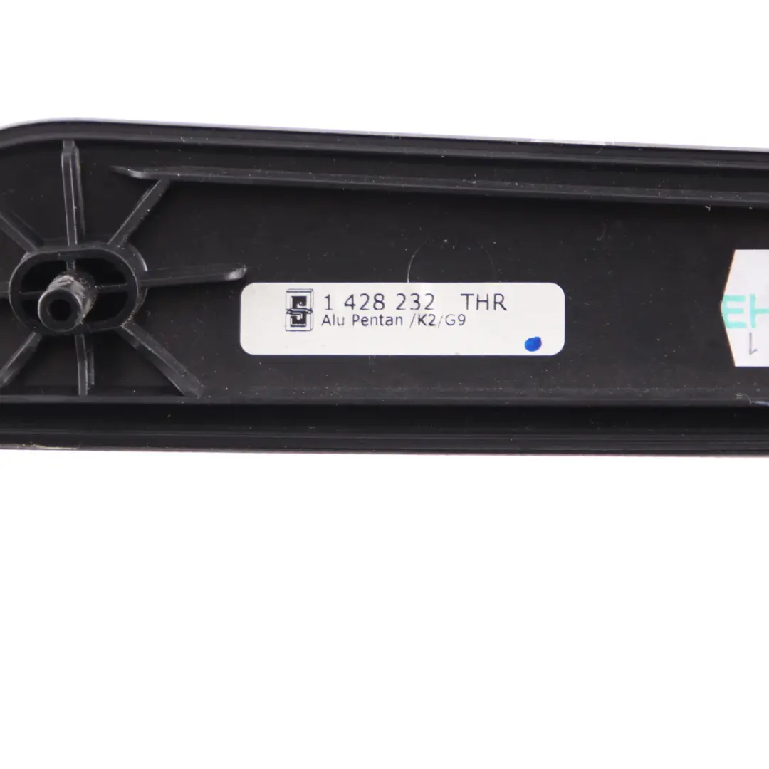 Decor Strip Trim Cover Rear Right Door O/S Aluminium Pentan to BMW E60 LCI with Part number 8044510 BMW E60 LCI Decor Strip Trim Cover Rear Right Door O/S Aluminium Pentan - SKU 8044510 - Part number 8044510