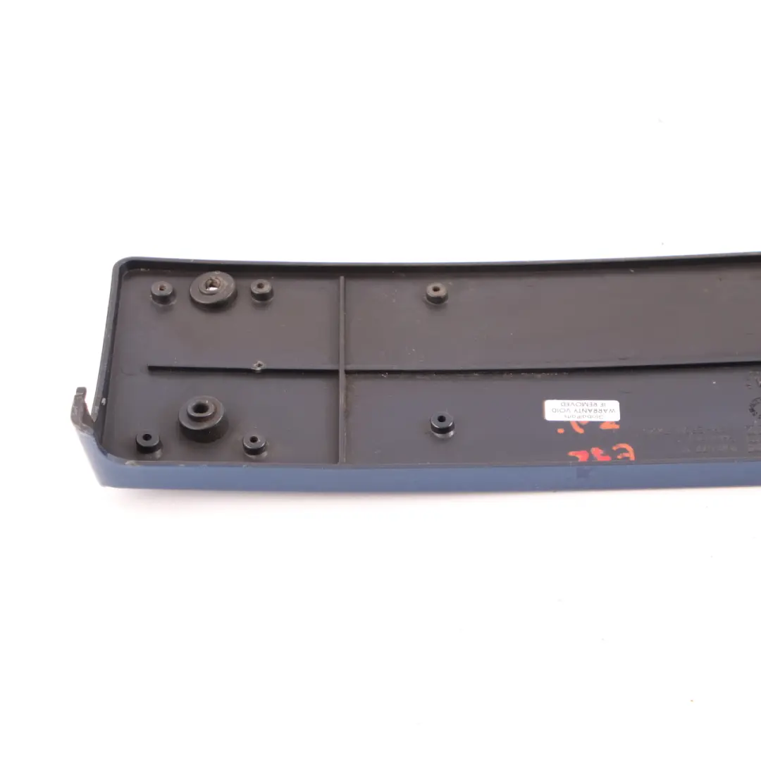 BMW E92 E93 Licence Plate M Sport Holder Base Le Mans Blau Blue Metallic 381 - SKU 8044659-LMB - Part number 8044659