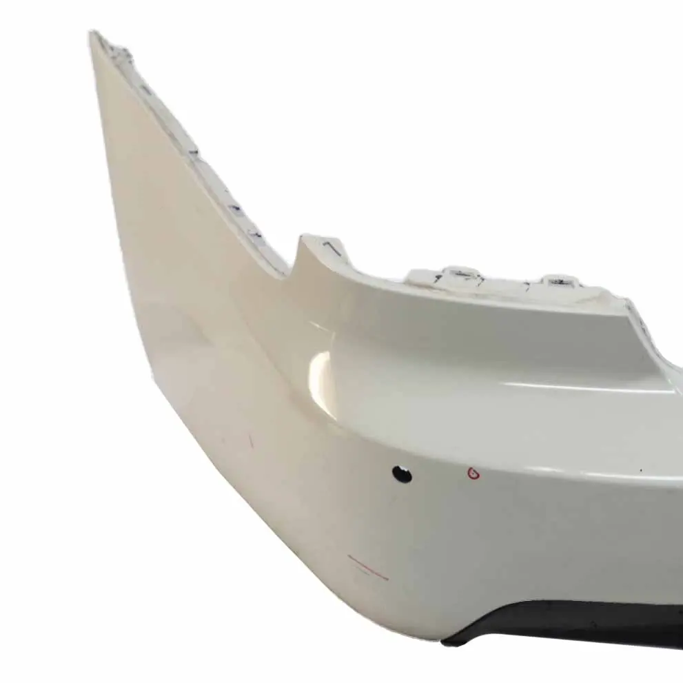 Bumper Coupe Convertible M Sport PDC Alpinweiss White - 300 to BMW E92 E93 Rear with Part number 8044934 BMW E92 E93 Rear Bumper Coupe Convertible M Sport PDC Alpinweiss White - 300 - SKU 8044934-AW1 - Part number 8044934
