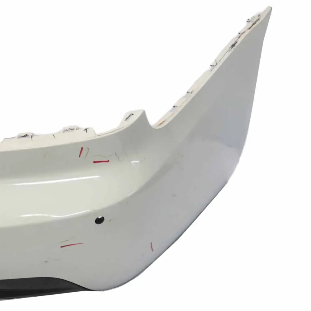 Bumper Coupe Convertible M Sport PDC Alpinweiss White - 300 to BMW E92 E93 Rear with Part number 8044934 BMW E92 E93 Rear Bumper Coupe Convertible M Sport PDC Alpinweiss White - 300 - SKU 8044934-AW1 - Part number 8044934