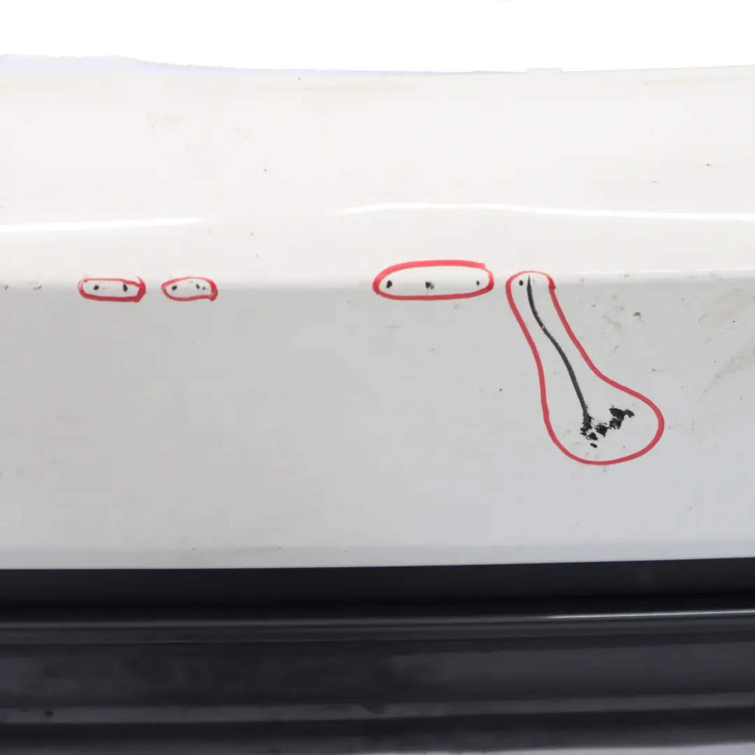 BMW E92 E93 Rear Bumper Coupe Convertible M Sport PDC Alpinweiss White - 300 - SKU 8044934-AW2 - Part number 8044934