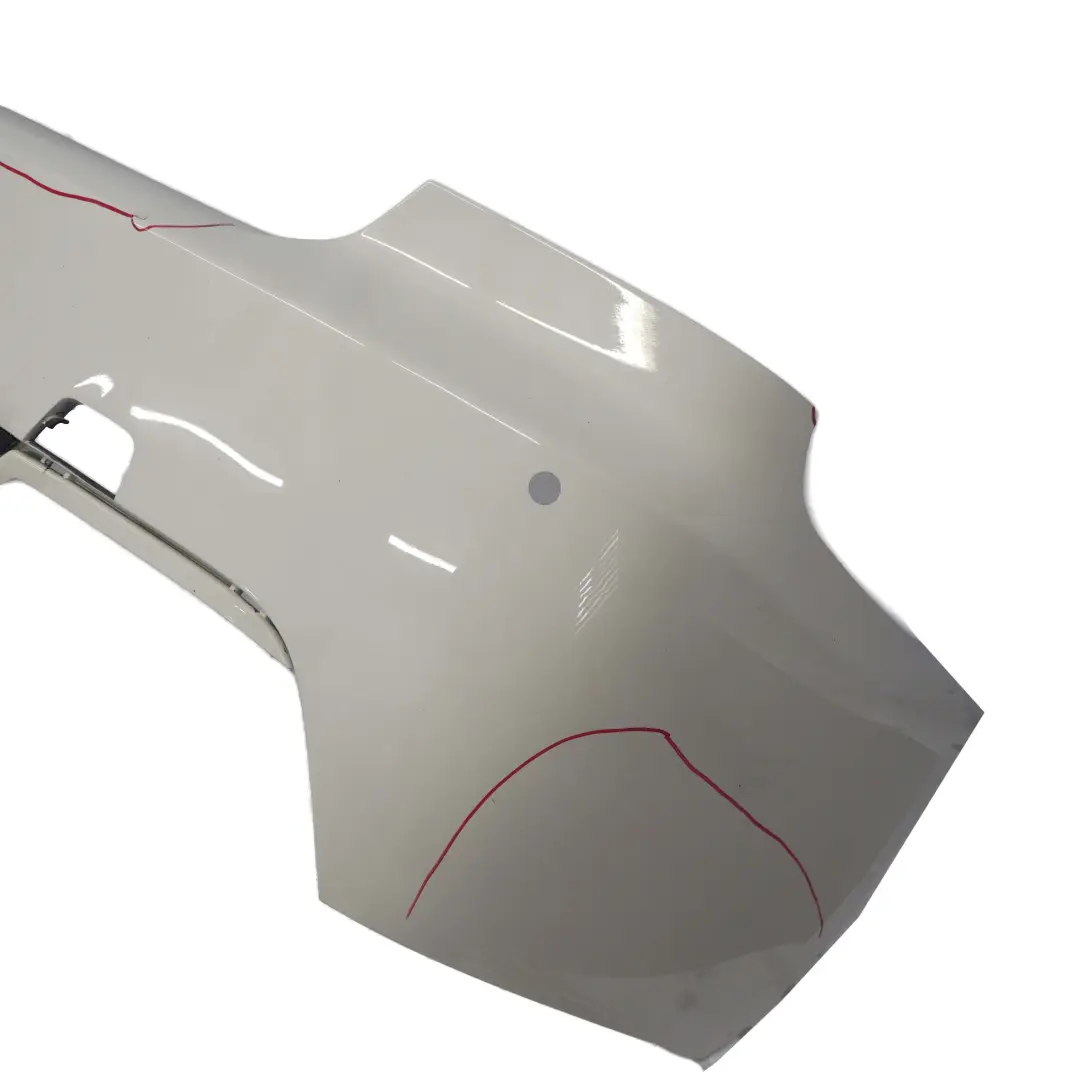 BMW E92 E93 Coupe Convertible M Sport Rear Bumper PDC Alpinweiss White - 300 - SKU 8044934-AW - Part number 8044934