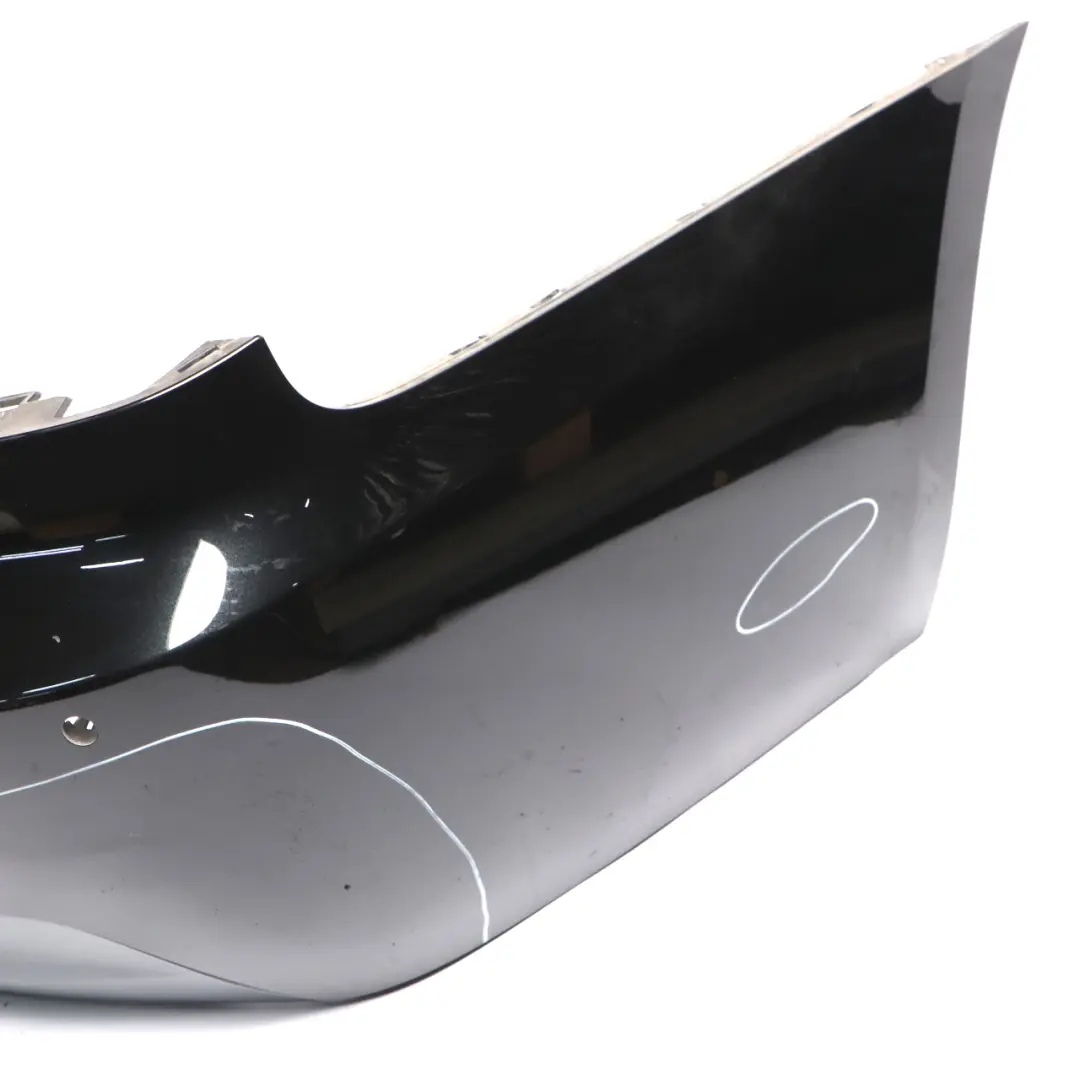 Bumper M Sport PDC Trim Cover Black Sapphire Metallic - 475 to BMW E92 E93 Rear with Part number 8044934 BMW E92 E93 Rear Bumper M Sport PDC Trim Cover Black Sapphire Metallic - 475 - SKU 8044934-BS1 - Part number 8044934