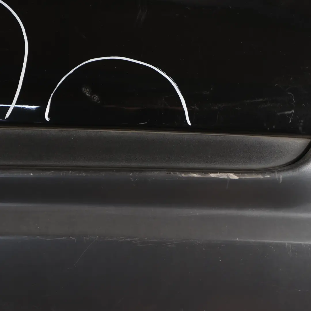 BMW E92 E93 Rear Bumper M Sport PDC Trim Cover Black Sapphire Metallic - 475 - SKU 8044934-BS1 - Part number 8044934