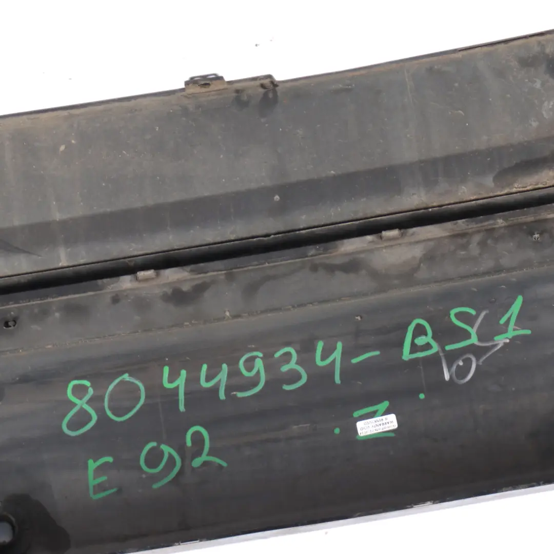 BMW E92 E93 Rear Bumper M Sport PDC Trim Cover Black Sapphire Metallic - 475 - SKU 8044934-BS1 - Part number 8044934