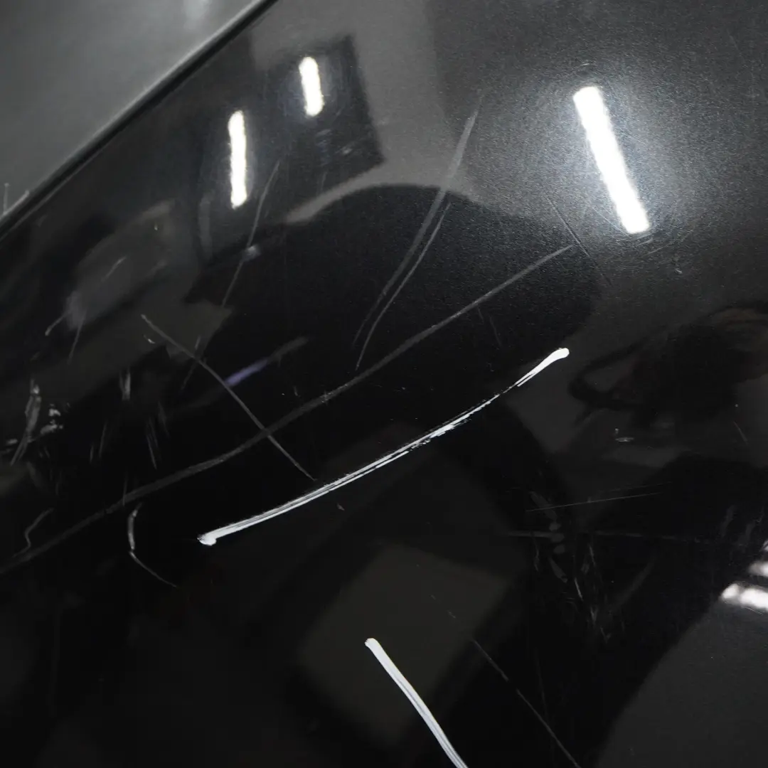 Bumper BMW E92 E93 Coupe Convertible M Sport PDC Black Sapphire - 475 to Rear with Part number 8044934 Rear Bumper BMW E92 E93 Coupe Convertible M Sport PDC Black Sapphire - 475 - SKU 8044934-BS2 - Part number 8044934