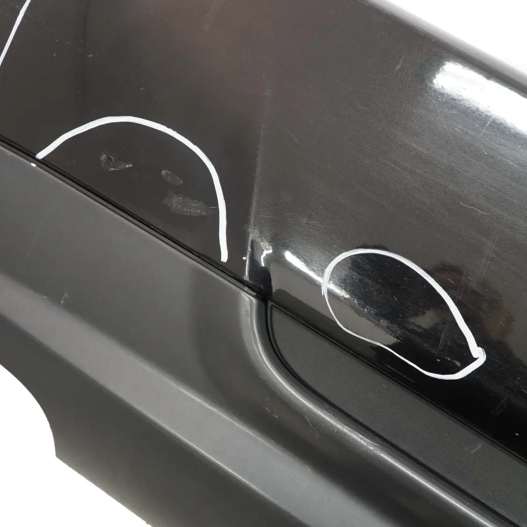 BMW E92 E93 Rear Bumper M Sport Trim Panel PDC Black Sapphire Metallic - 475 - SKU 8044934-BS7 - Part number 8044934