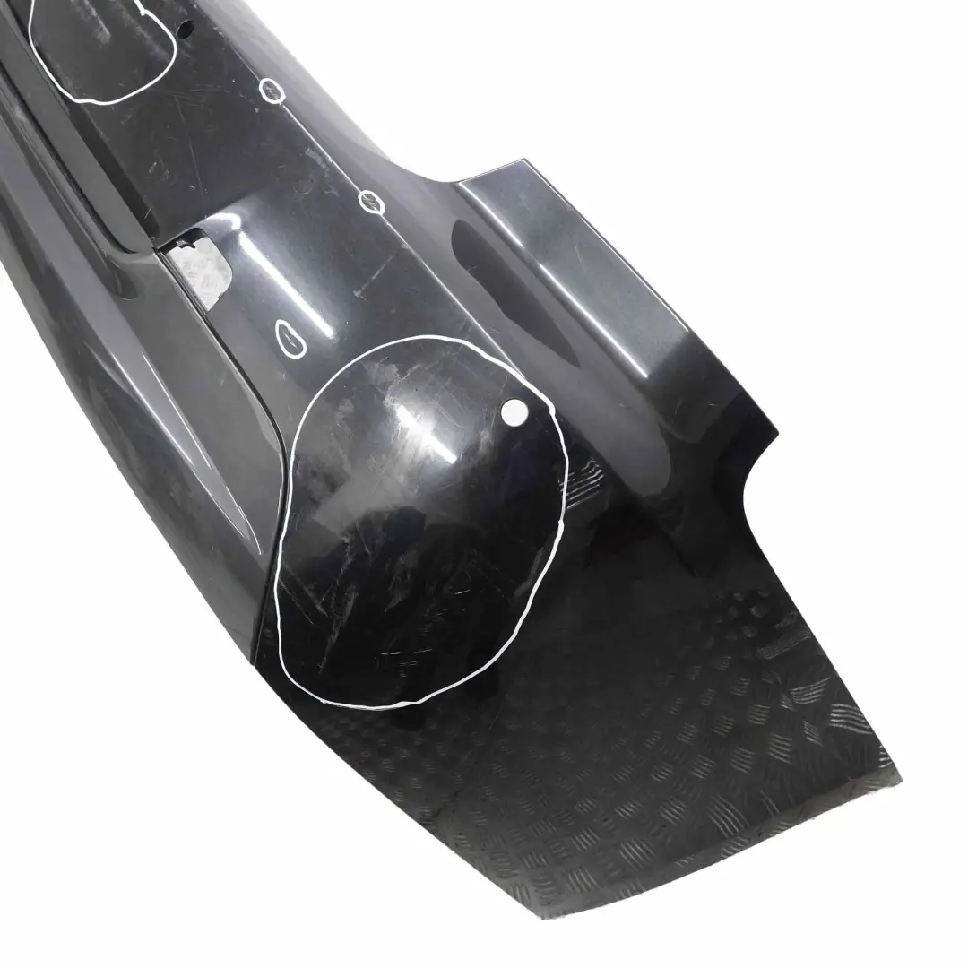 BMW E92 E93 Rear Bumper M Sport Trim Panel PDC Black Sapphire Metallic - 475 - SKU 8044934-BS8 - Part number 8044934