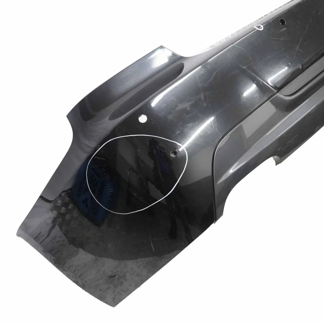 Bumper M Sport Trim Panel PDC Black Sapphire Metallic - 475 to BMW E92 E93 Rear with Part number 8044934 BMW E92 E93 Rear Bumper M Sport Trim Panel PDC Black Sapphire Metallic - 475 - SKU 8044934-BS8 - Part number 8044934