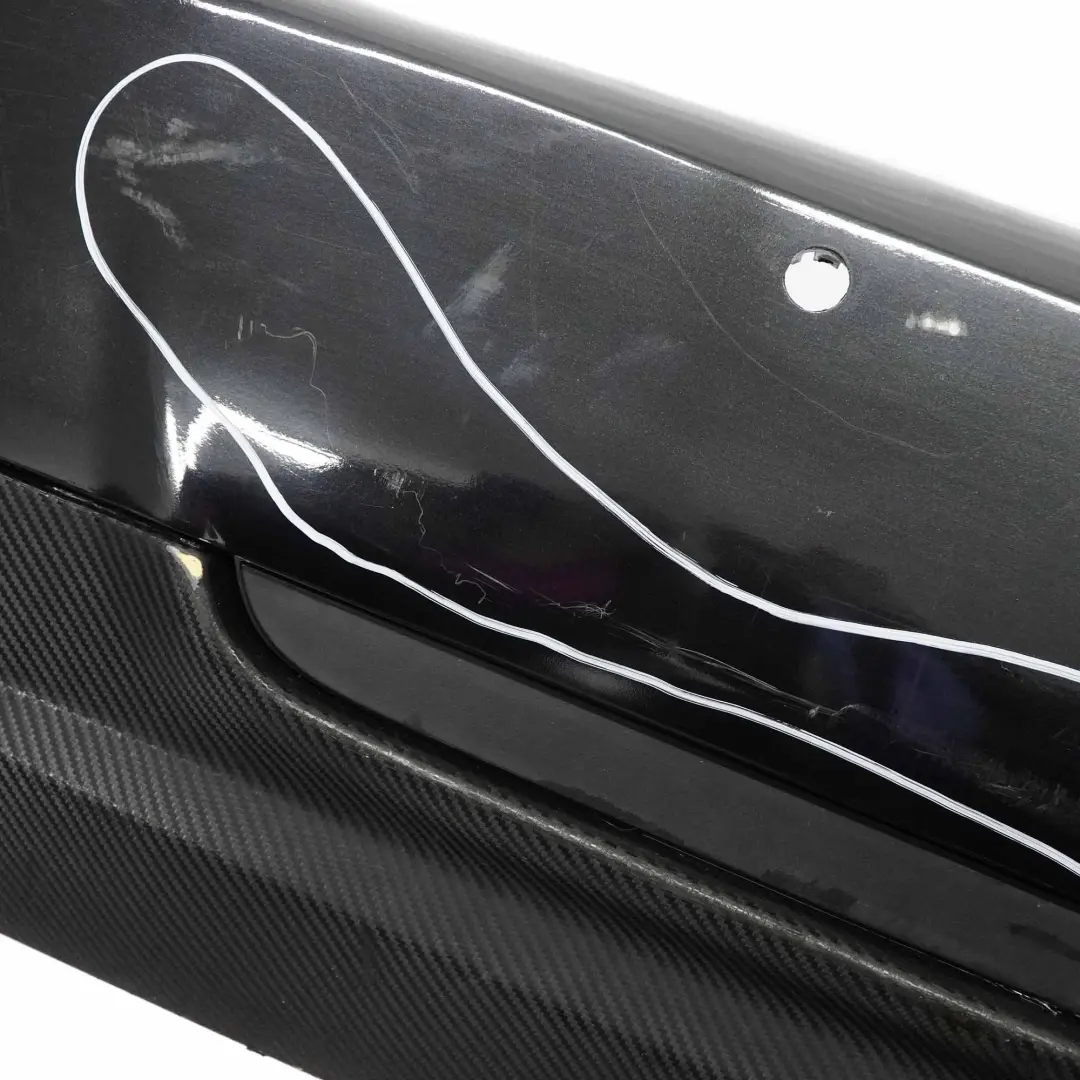 Bumper M Sport Trim Panel PDC Black Sapphire Metallic - 475 to BMW E92 E93 Rear with Part number 8044934 BMW E92 E93 Rear Bumper M Sport Trim Panel PDC Black Sapphire Metallic - 475 - SKU 8044934-BS9 - Part number 8044934