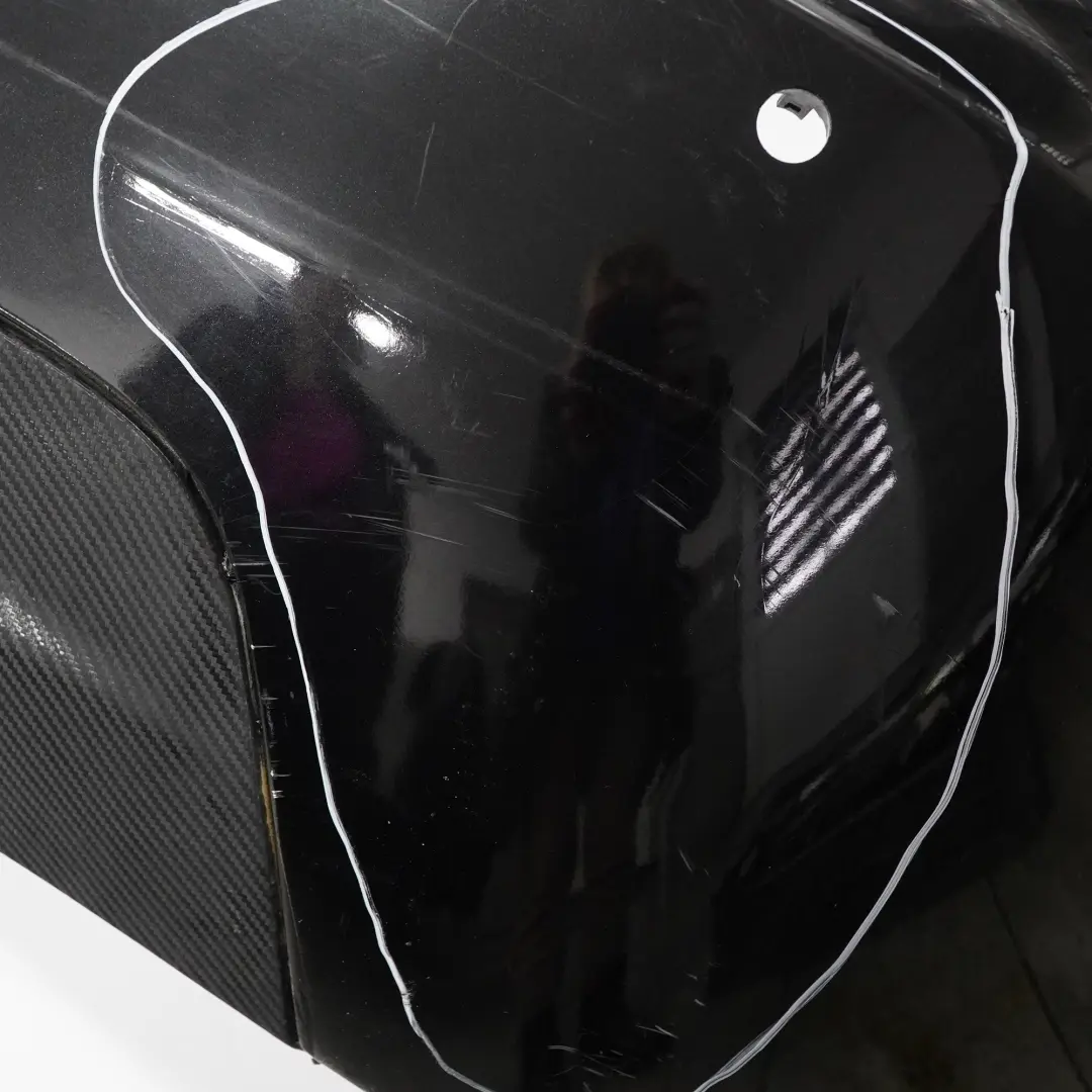 Bumper M Sport Trim Panel PDC Black Sapphire Metallic - 475 to BMW E92 E93 Rear with Part number 8044934 BMW E92 E93 Rear Bumper M Sport Trim Panel PDC Black Sapphire Metallic - 475 - SKU 8044934-BS9 - Part number 8044934