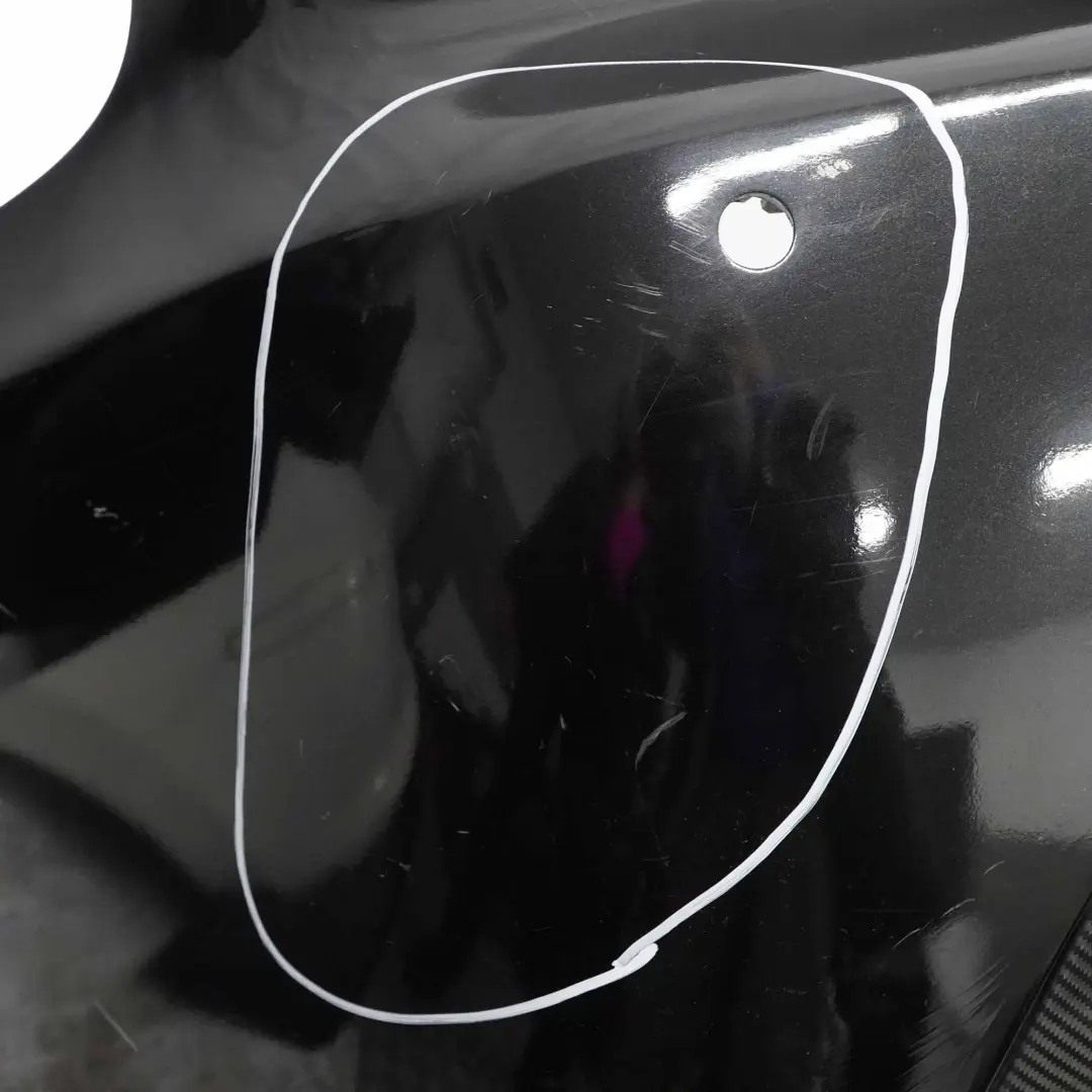 Bumper M Sport Trim Panel PDC Black Sapphire Metallic - 475 to BMW E92 E93 Rear with Part number 8044934 BMW E92 E93 Rear Bumper M Sport Trim Panel PDC Black Sapphire Metallic - 475 - SKU 8044934-BS9 - Part number 8044934