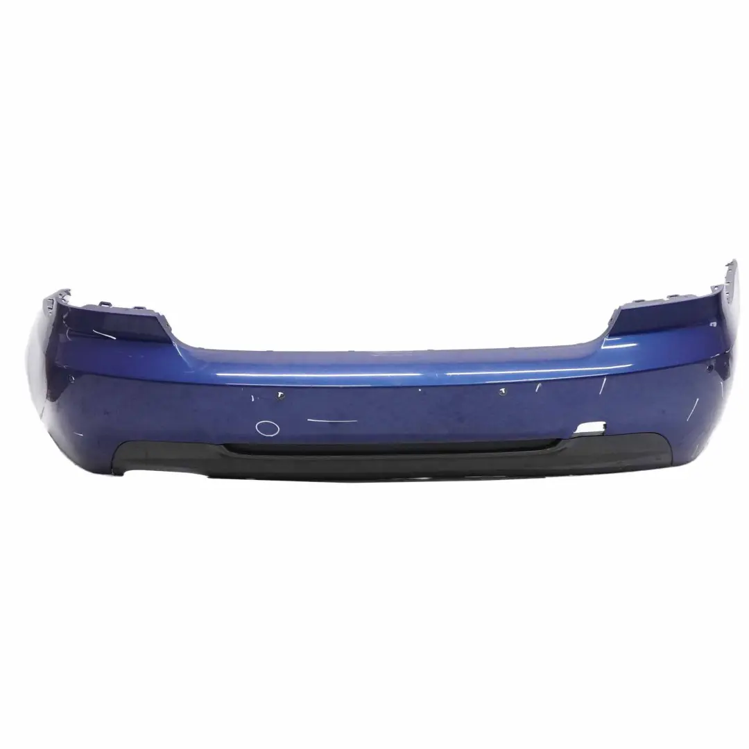 Bumper BMW E92 E93 Coupé Convertible M Sport PDC Le Mans Blue Metallic 381 to Rear with Part number 8044934 Rear Bumper BMW E92 E93 Coupé Convertible M Sport PDC Le Mans Blue Metallic 381 - SKU 8044934-LMB2 - Part number 8044934