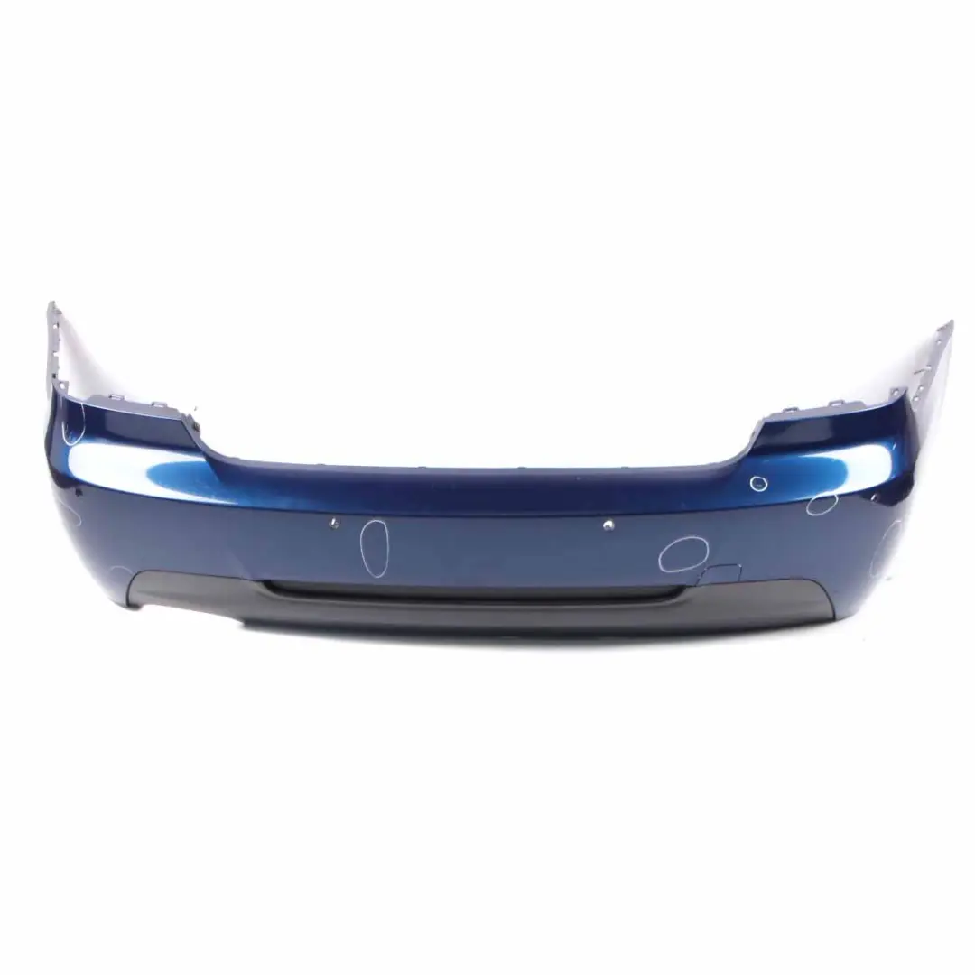 Bumper BMW E92 E93 Coupé Convertible M Sport PDC Le Mans Blue Metallic 381 to Rear with Part number 8044934 Rear Bumper BMW E92 E93 Coupé Convertible M Sport PDC Le Mans Blue Metallic 381 - SKU 8044934-LMB4 - Part number 8044934