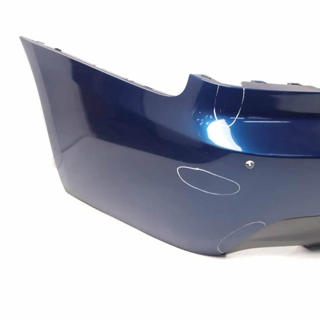 Bumper BMW E92 E93 Coupé Convertible M Sport PDC Le Mans Blue Metallic 381 to Rear with Part number 8044934 Rear Bumper BMW E92 E93 Coupé Convertible M Sport PDC Le Mans Blue Metallic 381 - SKU 8044934-LMB4 - Part number 8044934