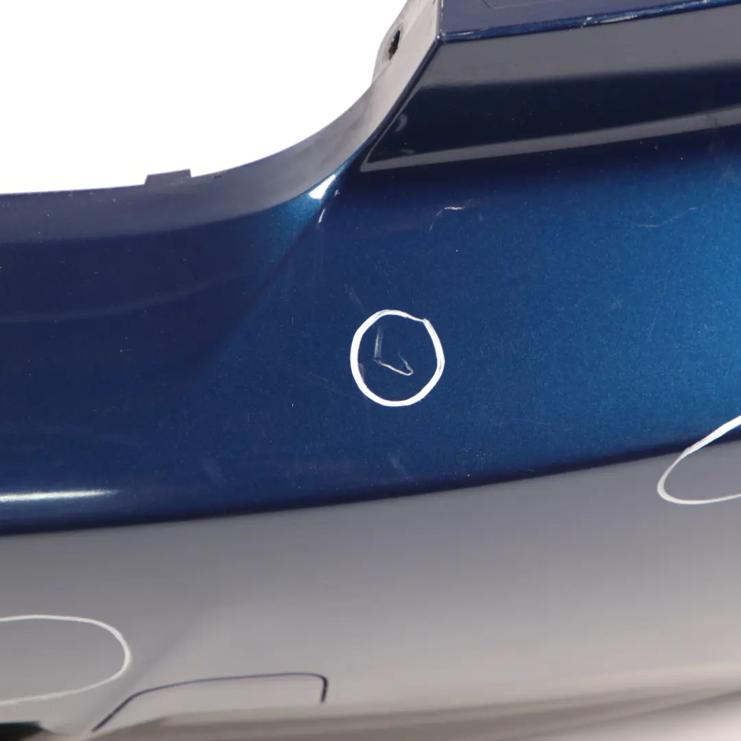 Bumper BMW E92 E93 Coupé Convertible M Sport PDC Le Mans Blue Metallic 381 to Rear with Part number 8044934 Rear Bumper BMW E92 E93 Coupé Convertible M Sport PDC Le Mans Blue Metallic 381 - SKU 8044934-LMB4 - Part number 8044934