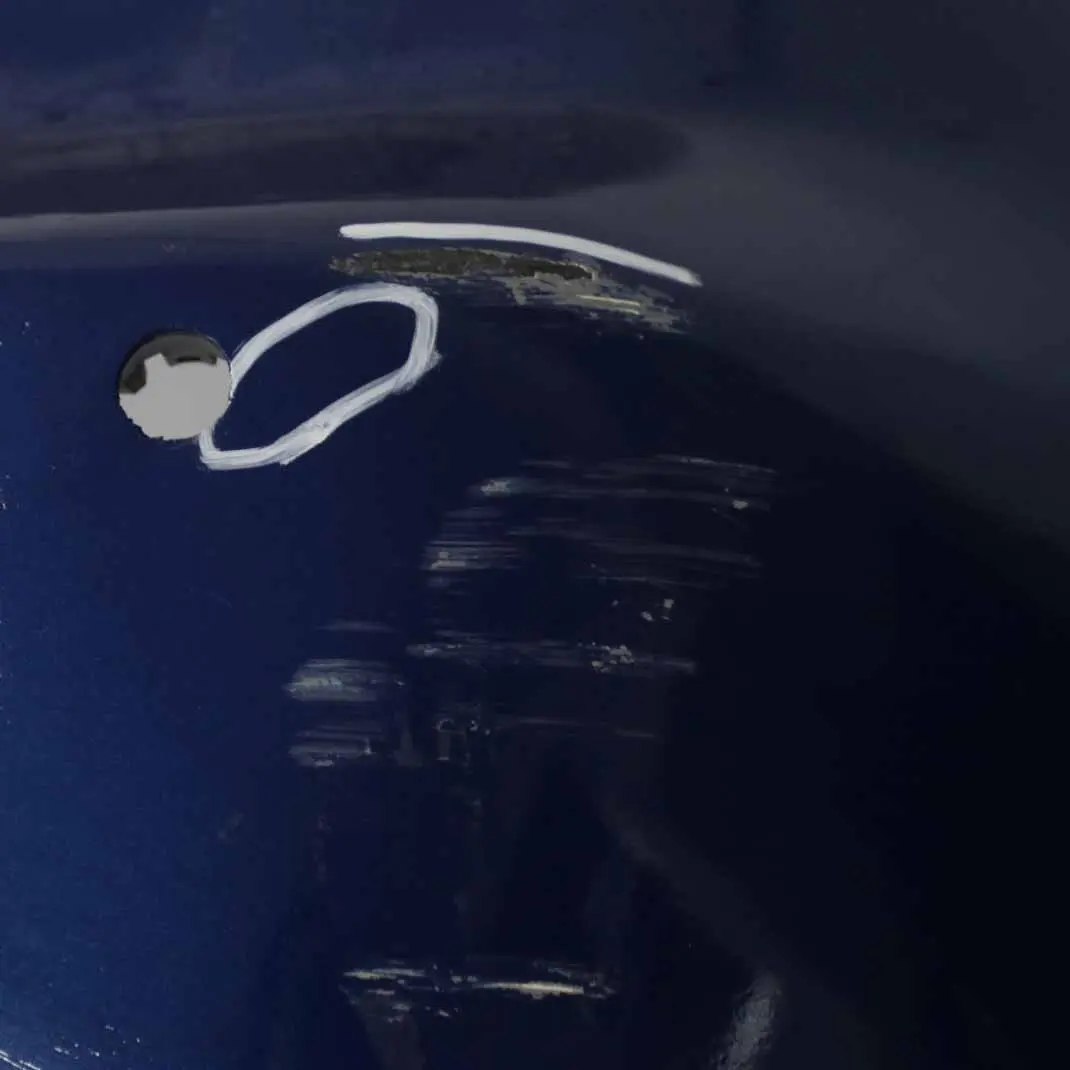 Bumper BMW E92 E93 Coupé Convertible M Sport PDC Le Mans Blue Metallic 381 to Rear with Part number 8044934 Rear Bumper BMW E92 E93 Coupé Convertible M Sport PDC Le Mans Blue Metallic 381 - SKU 8044934-LMB5 - Part number 8044934