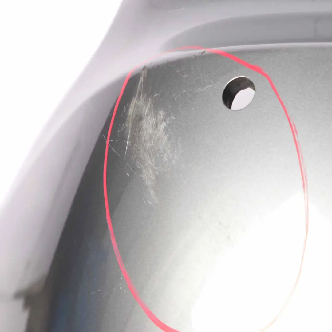 Bumper BMW E92 E93 335i 335d M Sport PDC Spacegrau Grey - A52 to Rear with Part number 8044934 Rear Bumper BMW E92 E93 335i 335d M Sport PDC Spacegrau Grey - A52 - SKU 8044934-SCG2 - Part number 8044934