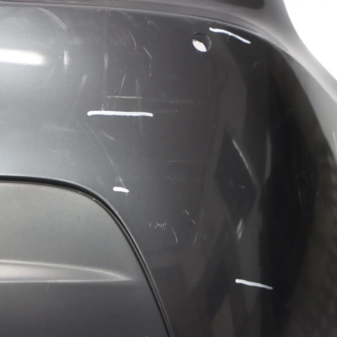 Bumper Coupe Convertible M Sport PDC Sparkling Graphite - A22 to BMW E92 E93 Rear with Part number 8044934 BMW E92 E93 Rear Bumper Coupe Convertible M Sport PDC Sparkling Graphite - A22 - SKU 8044934-SG2 - Part number 8044934