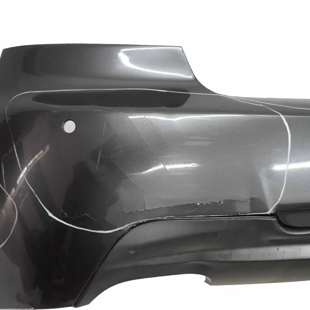 BMW E92 E93 Coupe Convertible M Sport Rear Bumper PDC Sparkling Graphite - A22 - SKU 8044934-SG - Part number 8044934