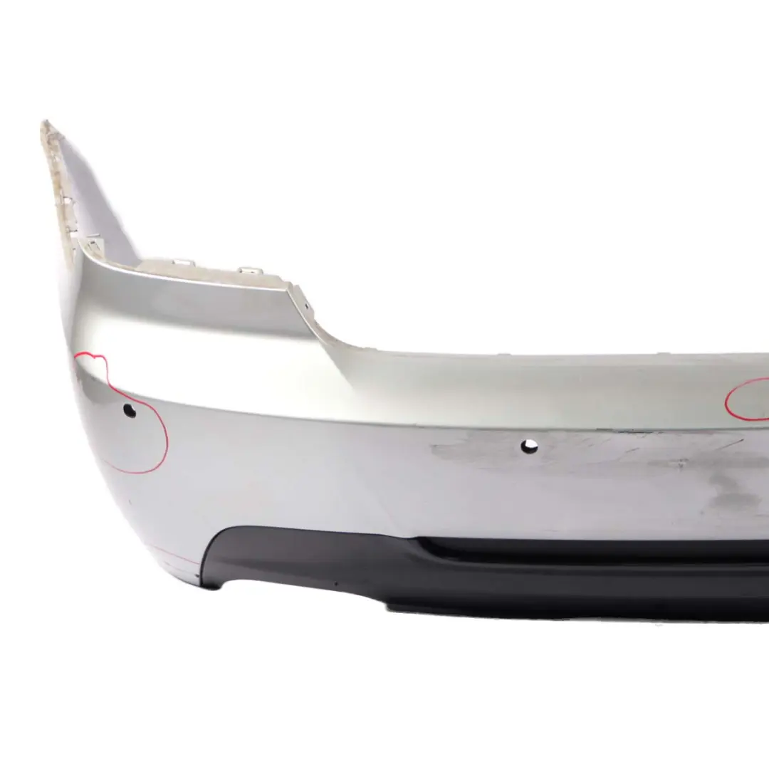 Bumper Rear Coupe Convertible M Sport PDC Titansilber Silver - 354 to BMW E92 E93 with Part number 8044934 BMW E92 E93 Bumper Rear Coupe Convertible M Sport PDC Titansilber Silver - 354 - SKU 8044934-TS4 - Part number 8044934