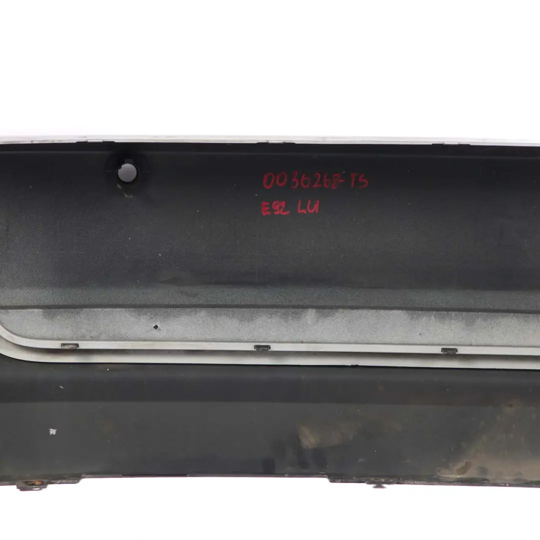 Bumper Rear Coupe Convertible M Sport PDC Titansilber Silver - 354 to BMW E92 E93 with Part number 8044934 BMW E92 E93 Bumper Rear Coupe Convertible M Sport PDC Titansilber Silver - 354 - SKU 8044934-TS4 - Part number 8044934