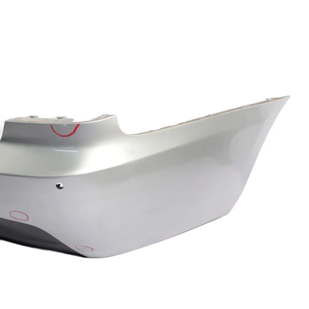 Bumper Rear Coupe Convertible M Sport PDC Titansilber Silver - 354 to BMW E92 E93 with Part number 8044934 BMW E92 E93 Bumper Rear Coupe Convertible M Sport PDC Titansilber Silver - 354 - SKU 8044934-TS4 - Part number 8044934