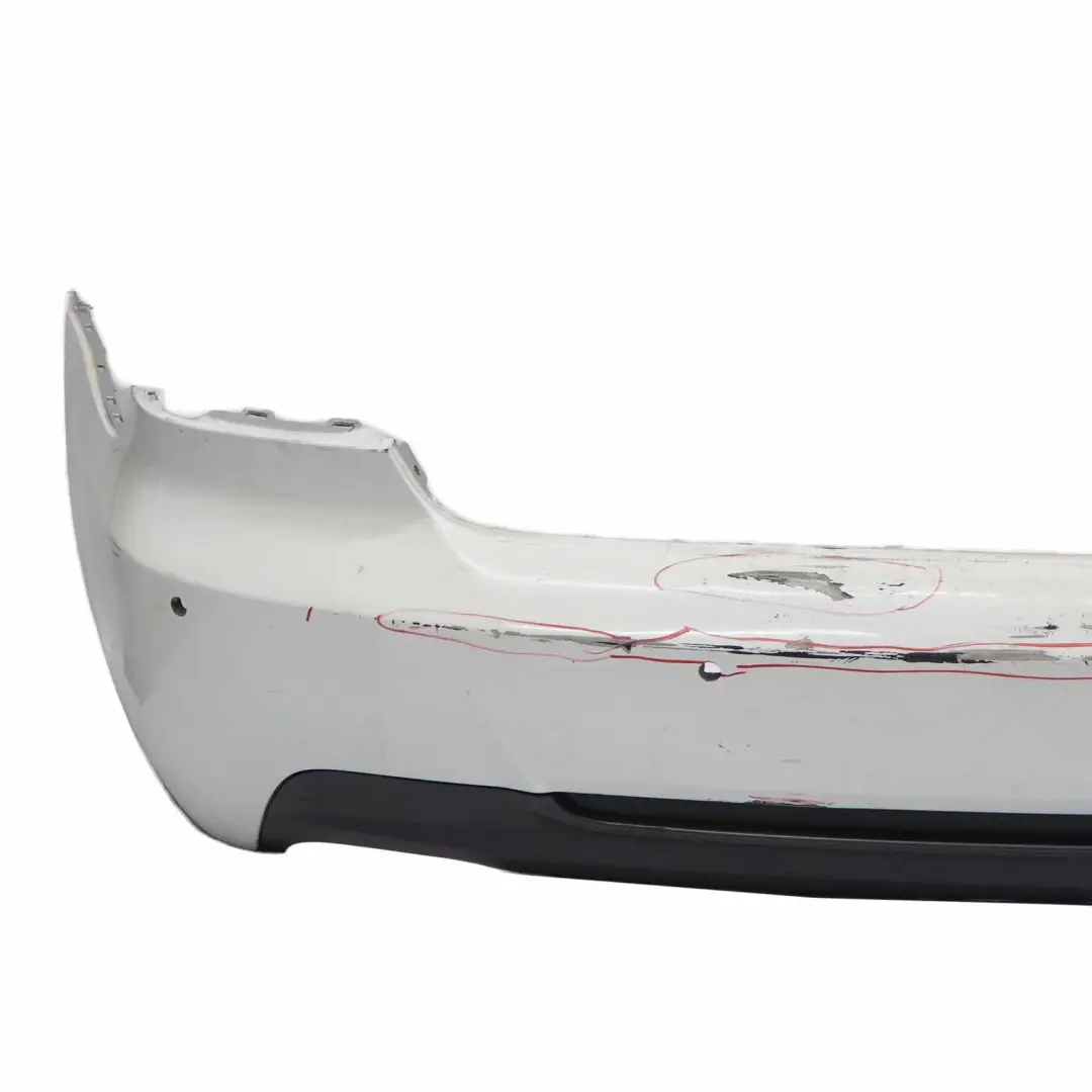 Bumper BMW E92 E93 Coupe Convertible M Sport PDC Titansilber Silver 354 to Rear with Part number 8044934 Rear Bumper BMW E92 E93 Coupe Convertible M Sport PDC Titansilber Silver 354 - SKU 8044934-TS5 - Part number 8044934