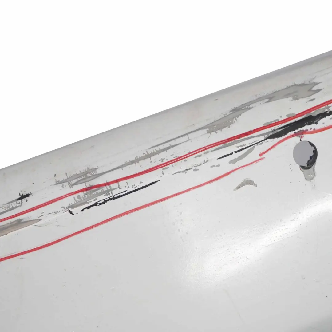 Bumper BMW E92 E93 Coupe Convertible M Sport PDC Titansilber Silver 354 to Rear with Part number 8044934 Rear Bumper BMW E92 E93 Coupe Convertible M Sport PDC Titansilber Silver 354 - SKU 8044934-TS5 - Part number 8044934