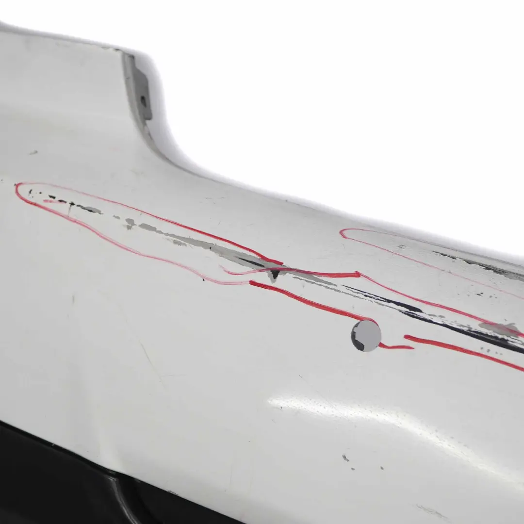 Bumper BMW E92 E93 Coupe Convertible M Sport PDC Titansilber Silver 354 to Rear with Part number 8044934 Rear Bumper BMW E92 E93 Coupe Convertible M Sport PDC Titansilber Silver 354 - SKU 8044934-TS5 - Part number 8044934