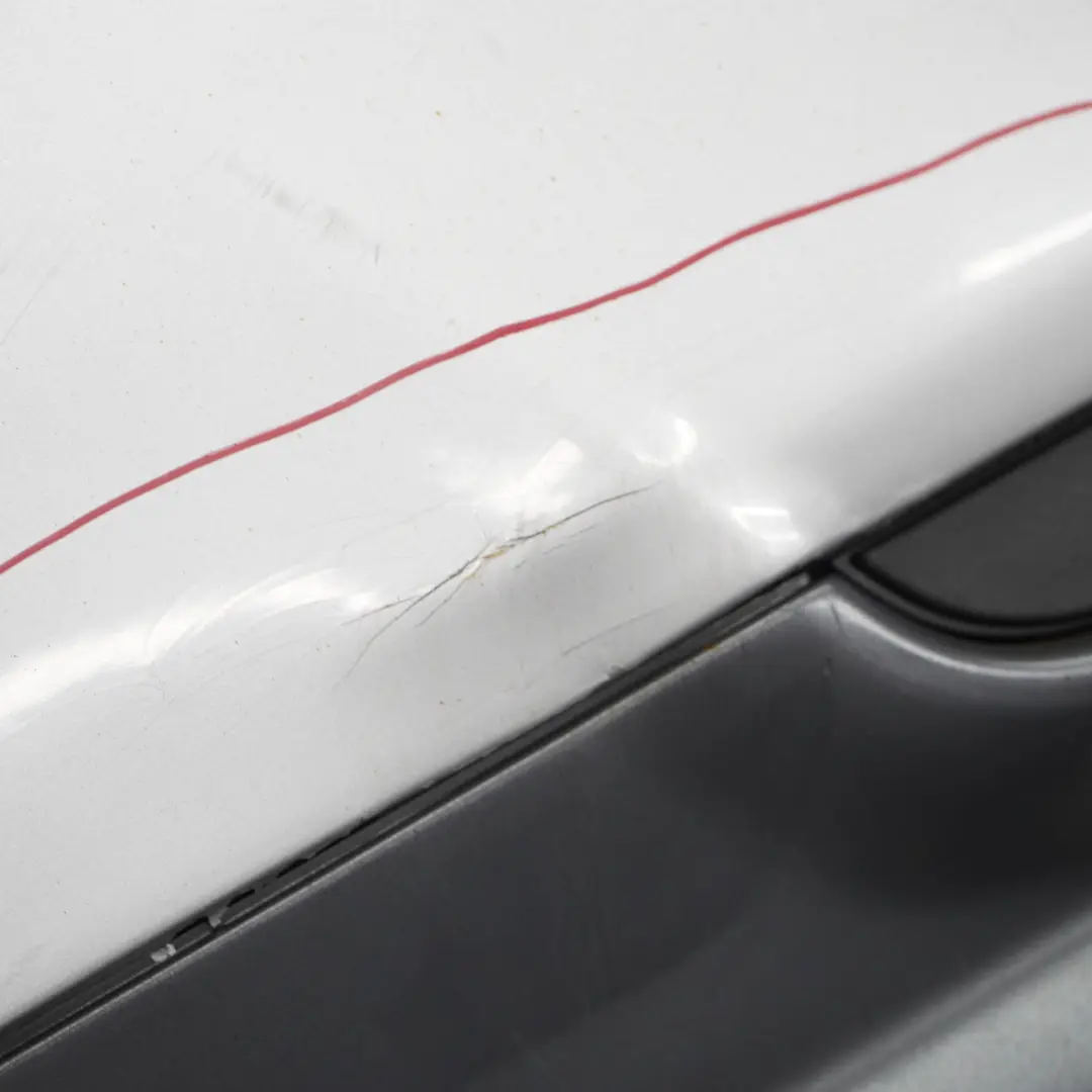 Bumper BMW E92 E93 Coupé Convertible M Sport PDC Titansilber Silver - 354 to Rear with Part number 8044934 Rear Bumper BMW E92 E93 Coupé Convertible M Sport PDC Titansilber Silver - 354 - SKU 8044934-TS7 - Part number 8044934