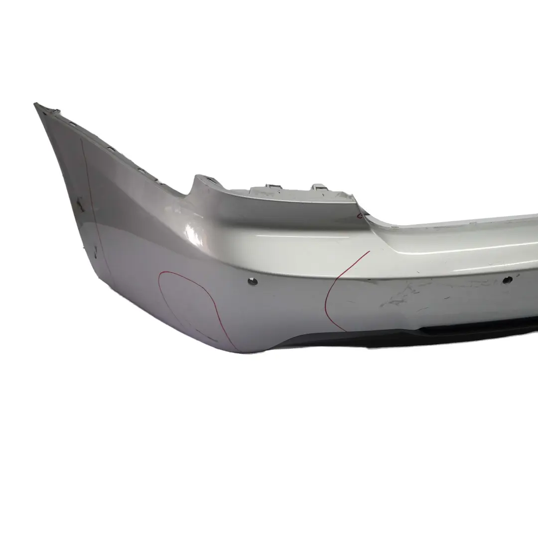 Coupé Convertible M Sport Rear Bumper PDC Titansilber Silver to BMW 3 E92 E93 with Part number 8044934 BMW 3 E92 E93 Coupé Convertible M Sport Rear Bumper PDC Titansilber Silver - SKU 8044934-TS - Part number 8044934