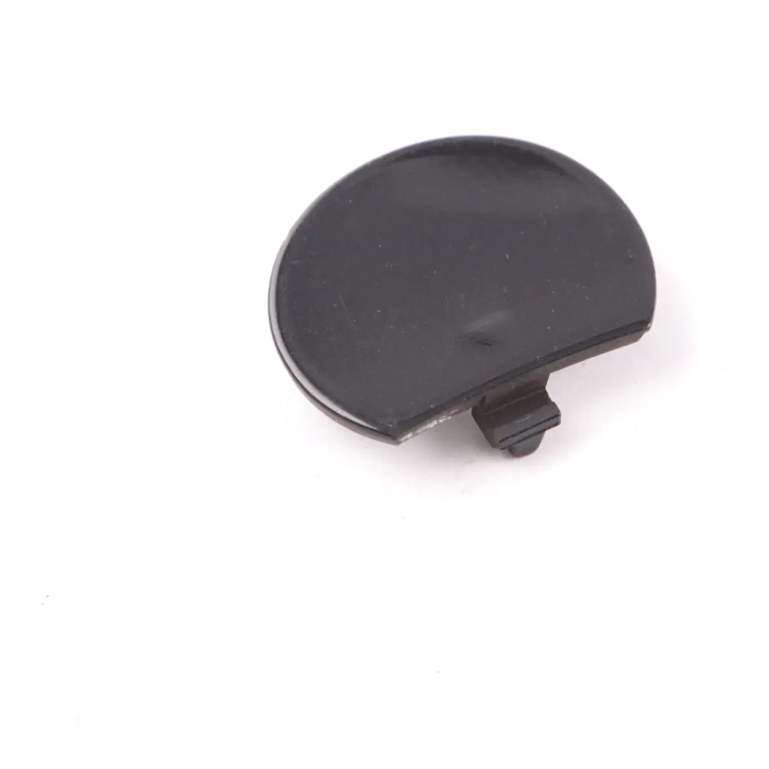 Towing Eye Front Bumper Flap Black Sapphire Metallic 475 7897684 to BMW F01 with Part number 8045118 BMW F01 Towing Eye Front Bumper Flap Black Sapphire Metallic 475 7897684 - SKU 8045118-BS - Part number 8045118