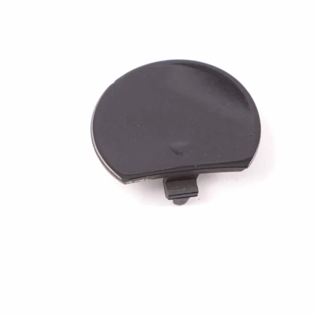 BMW F01 Towing Eye Front Bumper Flap Black Sapphire Metallic 475 7897684 - SKU 8045118-BS - Part number 8045118