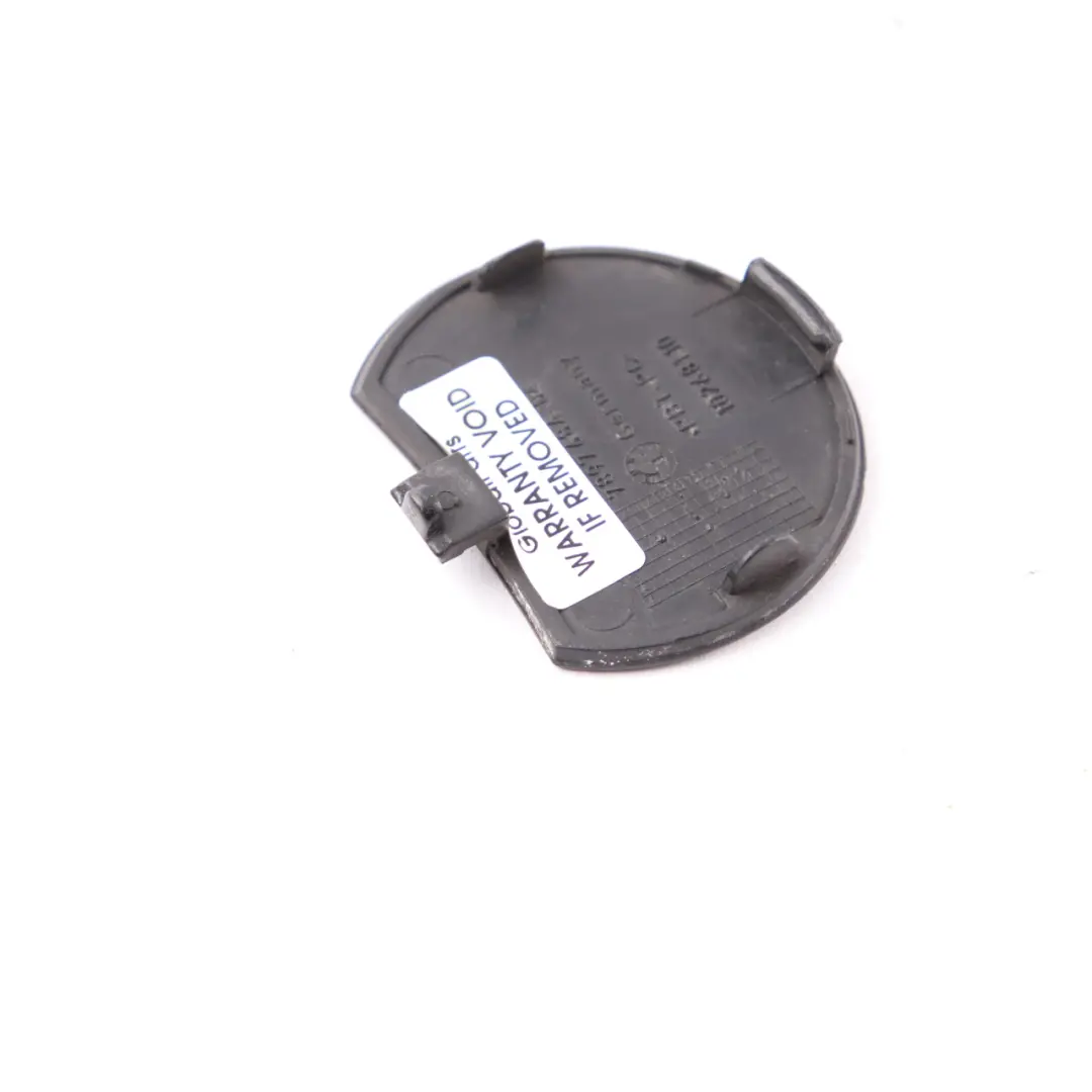 BMW F01 Towing Eye Front Bumper Flap Black Sapphire Metallic 475 7897684 - SKU 8045118-BS - Part number 8045118