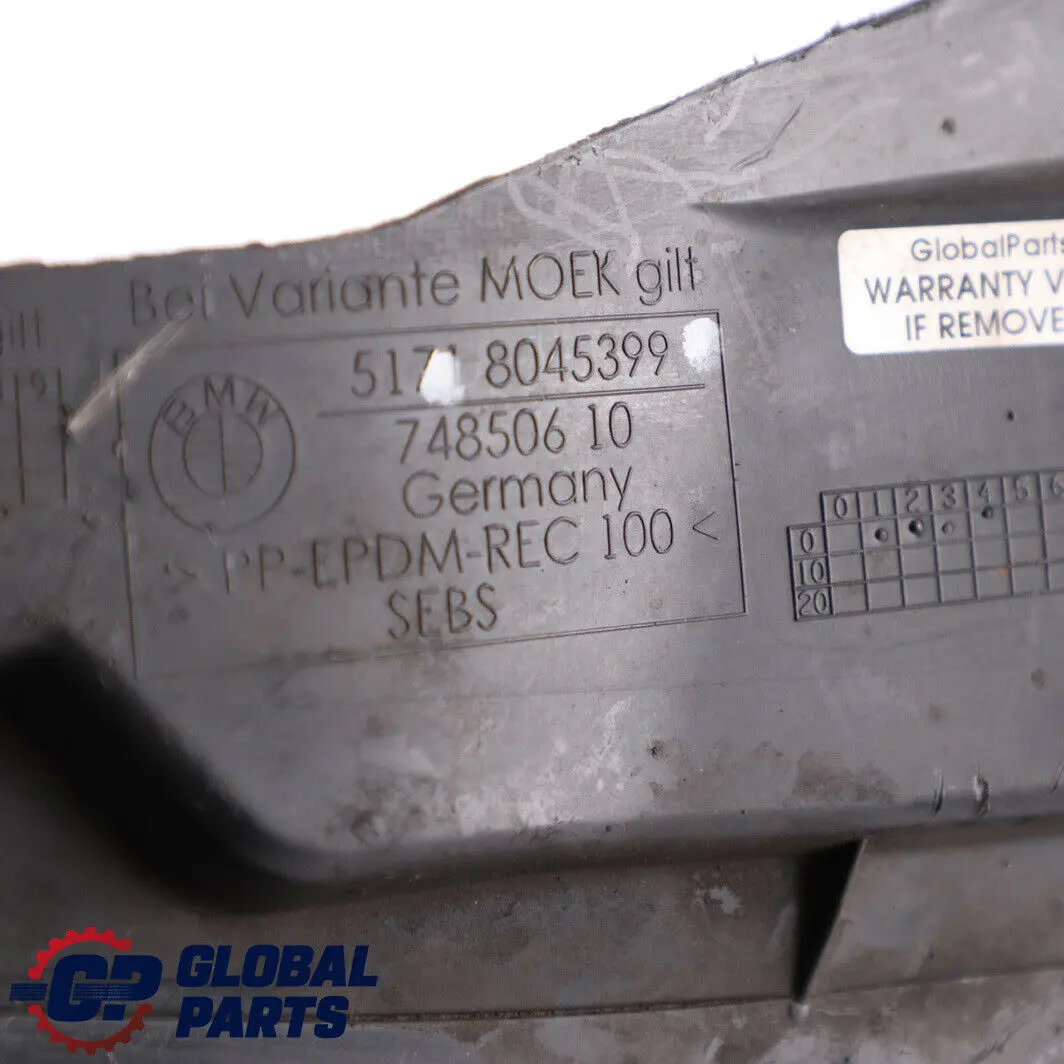 Copertura inferiore sinistra passaruota per BMW E92 E93 335i M Sport con numero di parte 8045399 BMW E92 E93 335i M Sport Copertura inferiore sinistra passaruota - SKU 8045399 - Numero di parte 8045399