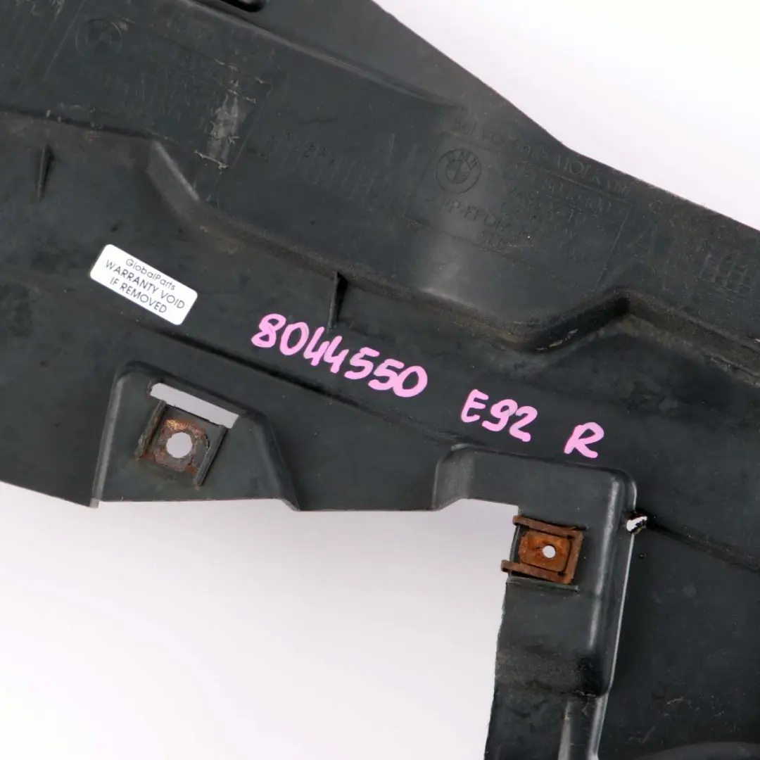 BMW E92 E93 Cache Bas de Passage de Roue Avant Droit - SKU 8045400 - Numéro de pièce 8045400