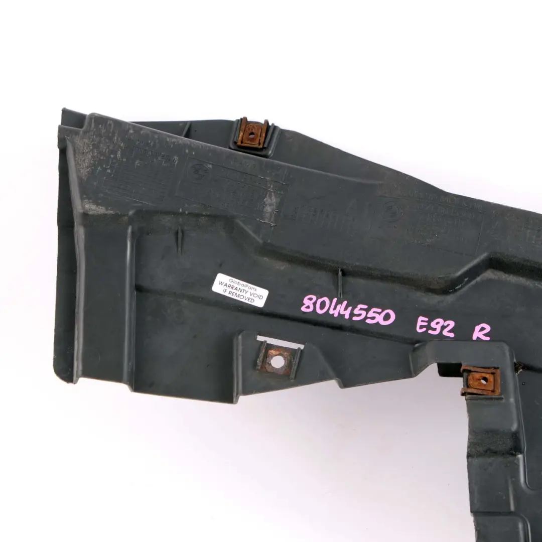 BMW E92 E93 Osłona Nadkola Dolna Prawy Przód - SKU 8045400 - Numer Części 8045400