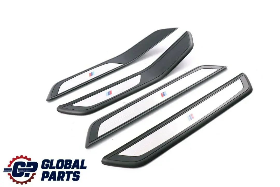 Set Entrance Door Cover Trim Sill Panel Strip to BMW F01 F02 LCI M Sport with Part number 8046135 BMW F01 F02 LCI M Sport Set Entrance Door Cover Trim Sill Panel Strip - SKU 8046135 - Part number 8046135