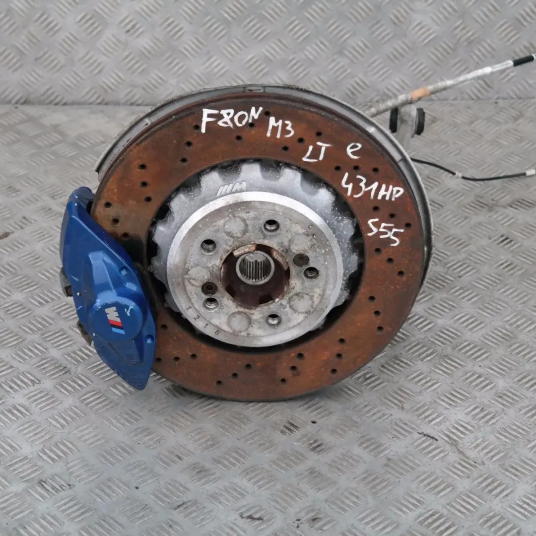 Radträger hinten links Bremse Achse Bremsscheiben Nabe BMW 3 er F80 LCI M3 - SKU 8046261 - Teilenummer 8046261