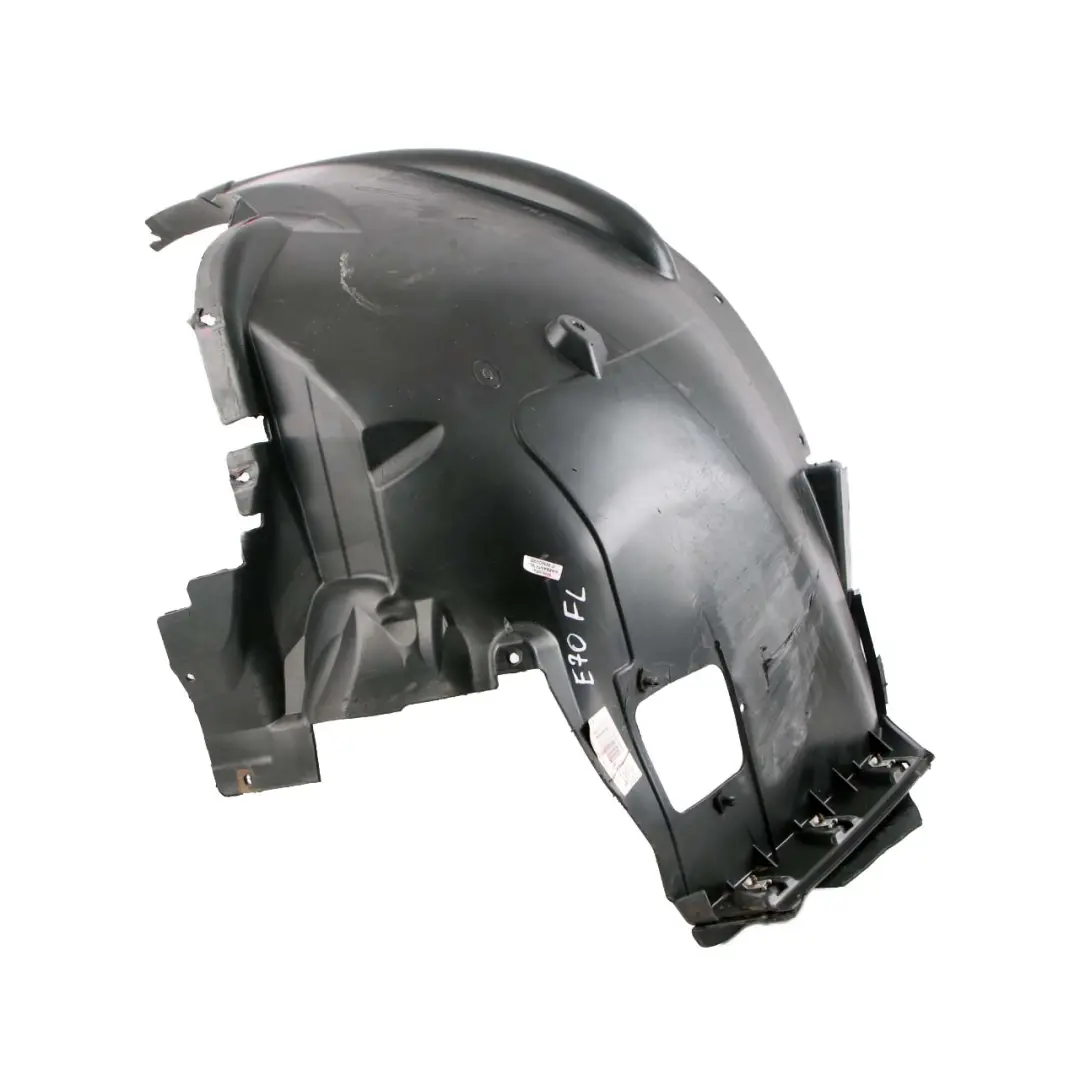 M57N2 Cubierta Arco Rueda Sección Delantera Izquierda para BMW X5 E70 con número de pieza 8046305 BMW X5 E70 M57N2 Cubierta Arco Rueda Sección Delantera Izquierda - SKU 8046305-1 - Número de pieza 8046305